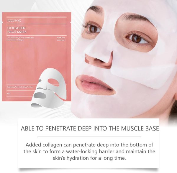 Hydrating Over Night, Facial Sheet Mask, Pore Minimising, Firming, Collagen Mask, Hydrating Overnight Skin Care Mask