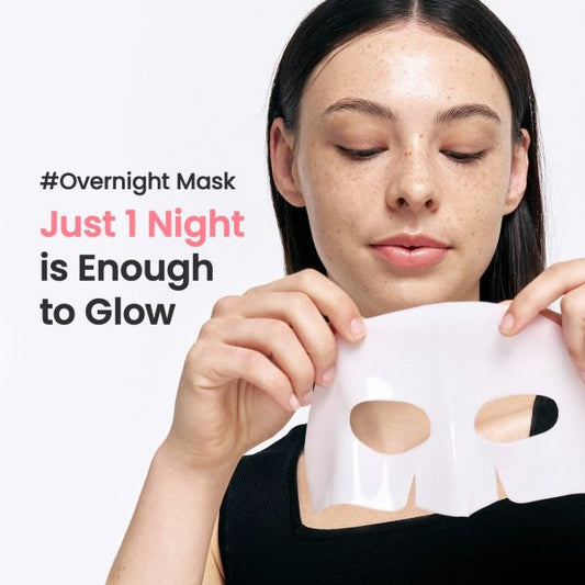 Hydrating Over Night, Facial Sheet Mask, Pore Minimising, Firming, Collagen Mask, Hydrating Overnight Skin Care Mask