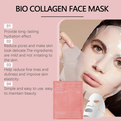 Hydrating Over Night, Facial Sheet Mask, Pore Minimising, Firming, Collagen Mask, Hydrating Overnight Skin Care Mask