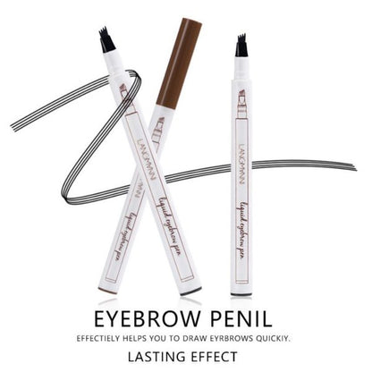 4 In 1 Waterproof Makeup Pen Eyebrow Pencil Long Lasting Easy Lip Color Liner Highlight Lying Silkworm Eyeliner Pen Makeup Tools (random Color)
