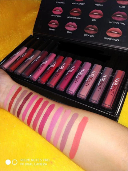 Matte Finish Lips Sets , Pack of 12
