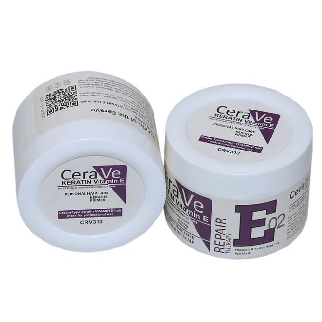 Cera Ve Keratin & Vitamin E Repair Therapy Hair Mask E02 - 500ml