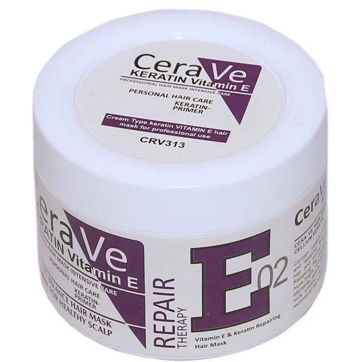 Cera Ve Keratin & Vitamin E Repair Therapy Hair Mask E02 - 500ml