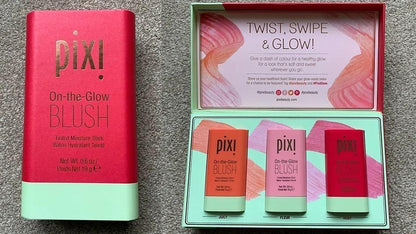 Ruby Red Glowy Stick Blush - Creamy Finish for a Radiant Glow