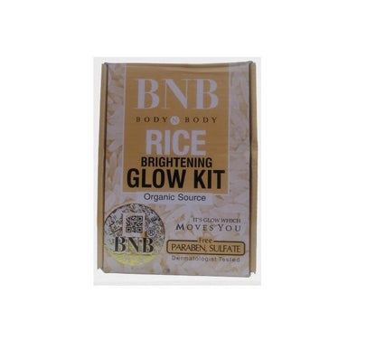 BNB 3 in 1 Rice Extract & Glow Kit ~ Rice Face Wash + Rice Scrub + Rice Face Mask